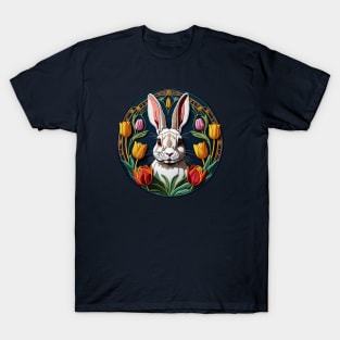 Easter Bunny Tulips T-Shirt